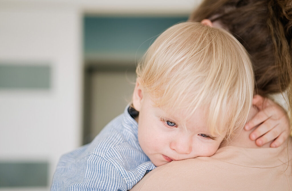 infantmentalhealth Infant in moms arms.
